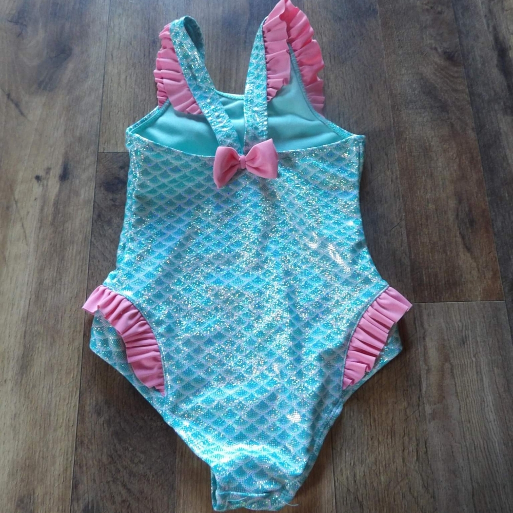 Sweet Pineapple girls mermaid swim suit, 3T, nwot